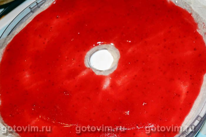 Фотографии рецепта Пастила из красной смородины в электрической сушилке, 06 Пастила из красной смородины в электрической сушилке, Шаг 06