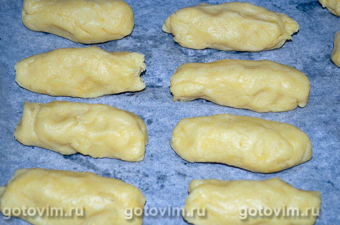Фотографии рецепта Печенье из заварного теста на яичном порошке, 05 Печенье из заварного теста на яичном порошке, Шаг 05