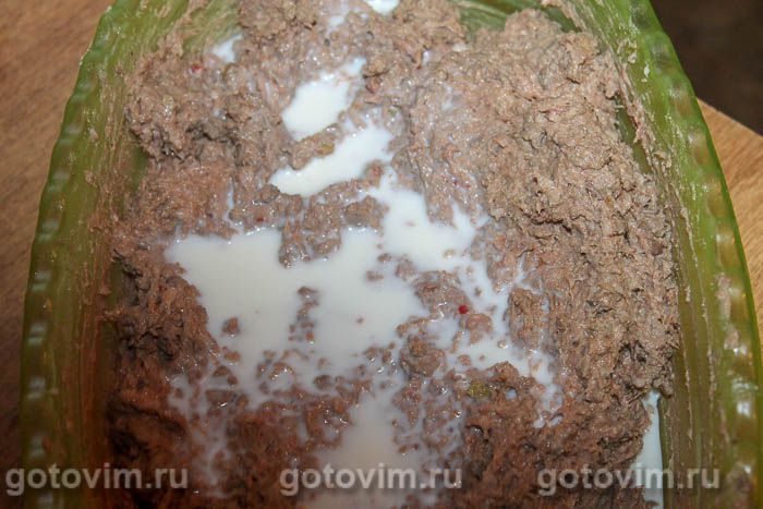 Фотографии рецепта Печеночная колбаса в мультиварке, 04 Печеночная колбаса в мультиварке, Шаг 04