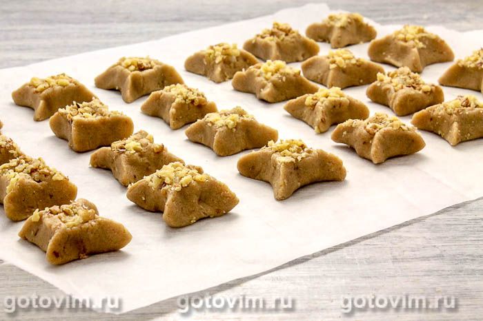 Фотографии рецепта Печенье из овсяной муки с орехами и ананасом, 08 Печенье из овсяной муки с орехами и ананасом, Шаг 08