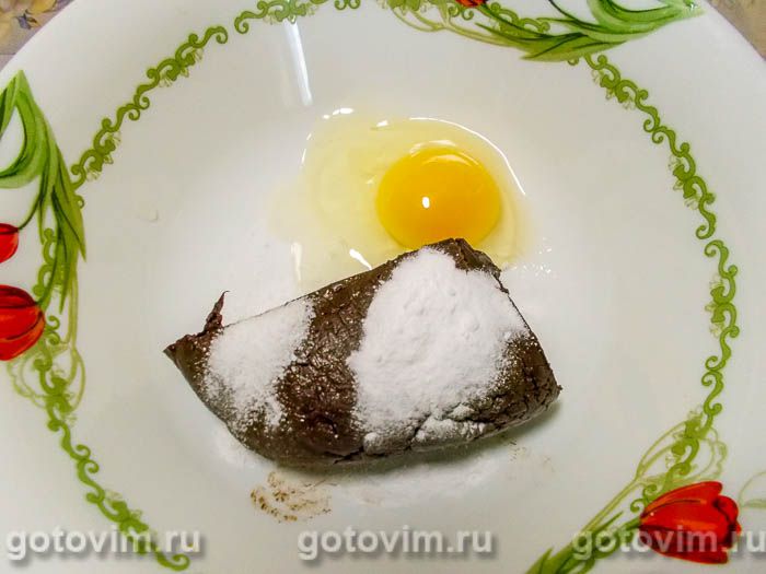 Фотографии рецепта Мягкое шоколадное печенье на шоколадной пасте, 01 Мягкое шоколадное печенье на шоколадной пасте, Шаг 01