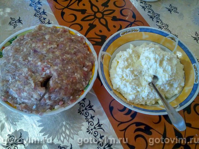 Фотографии рецепта Пельмени с мясом (тесто на сыворотке), 02 Пельмени с мясом (тесто на сыворотке), Шаг 02