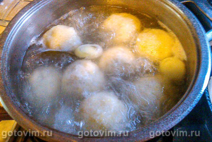 Фотографии рецепта Лепельские клёцки из картофеля, 06 Лепельские клёцки из картофеля, Шаг 06