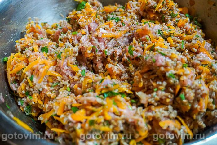 Фотографии рецепта Перец, фаршированный фаршем и пшеничной крупой, 07 Перец, фаршированный фаршем и пшеничной крупой, Шаг 07