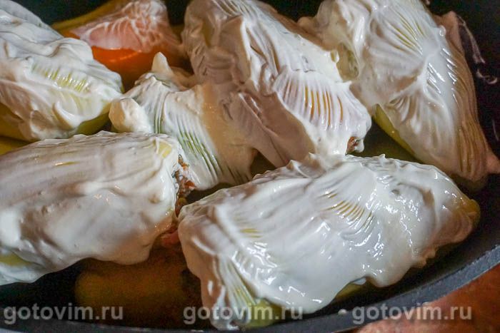 Фотографии рецепта Перец, фаршированный фаршем и пшеничной крупой, 10 Перец, фаршированный фаршем и пшеничной крупой, Шаг 10