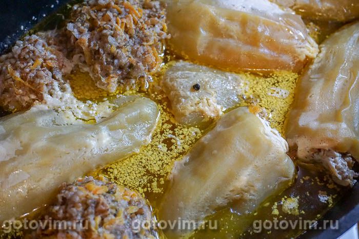 Фотографии рецепта Перец, фаршированный фаршем и пшеничной крупой, 11 Перец, фаршированный фаршем и пшеничной крупой, Шаг 11