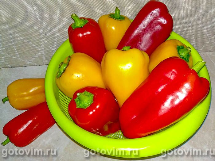 Фотографии рецепта Маринованный болгарский перец на зиму, 01 Маринованный болгарский перец на зиму, Шаг 01