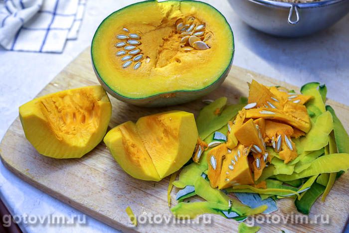 Фотографии рецепта Перловка с тыквой и изюмом, 02 Перловка с тыквой и изюмом, Шаг 02
