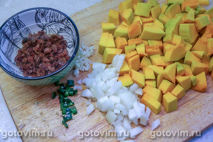 Фотографии рецепта Перловка с тыквой и изюмом, 03 Перловка с тыквой и изюмом, Шаг 03