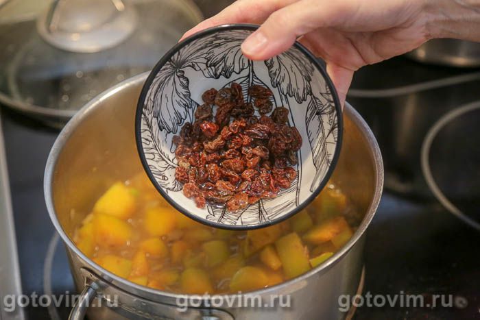 Фотографии рецепта Перловка с тыквой и изюмом, 06 Перловка с тыквой и изюмом, Шаг 06