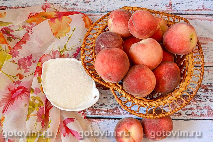 Фотографии рецепта Сок из персиков, 01 Сок из персиков, Шаг 01