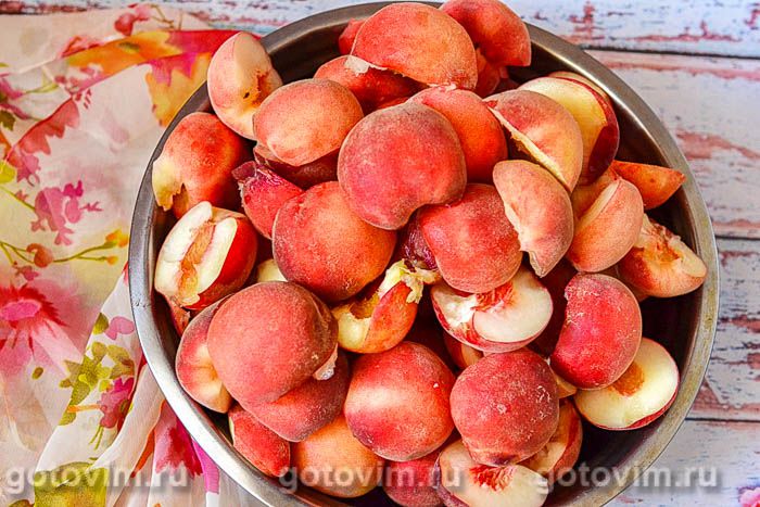 Фотографии рецепта Сок из персиков, 02 Сок из персиков, Шаг 02