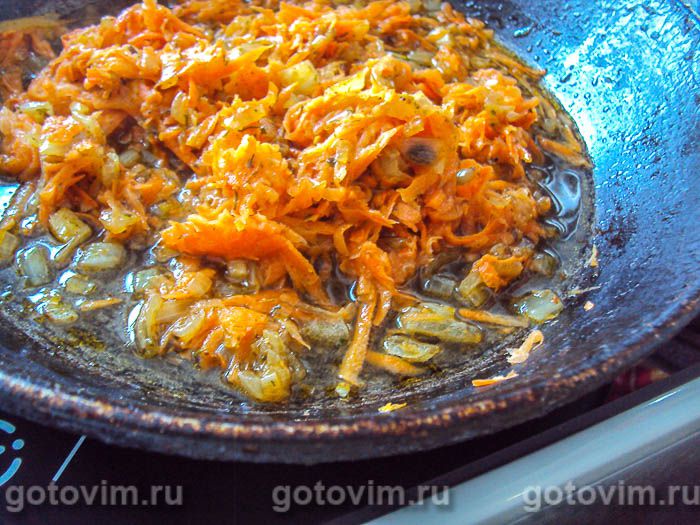 Фотографии рецепта Перец, фаршированный рисом, овощами и грибами, 05 Перец, фаршированный рисом, овощами и грибами, Шаг 05