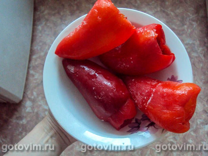 Фотографии рецепта Перец, фаршированный рисом, овощами и грибами, 09 Перец, фаршированный рисом, овощами и грибами, Шаг 09