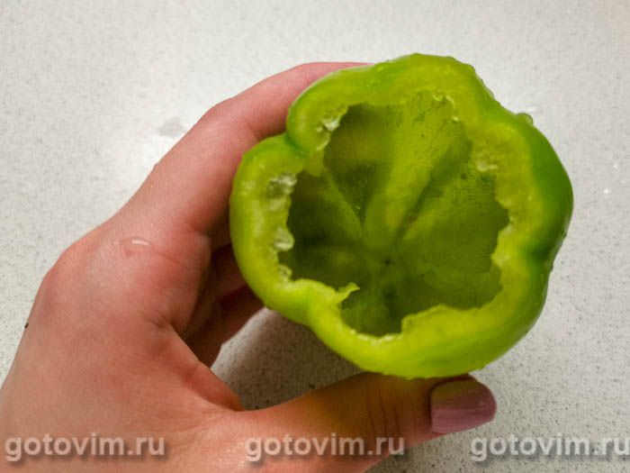 Фотографии рецепта Перцы, фаршированные индейкой, 02 Перцы, фаршированные индейкой, Шаг 02