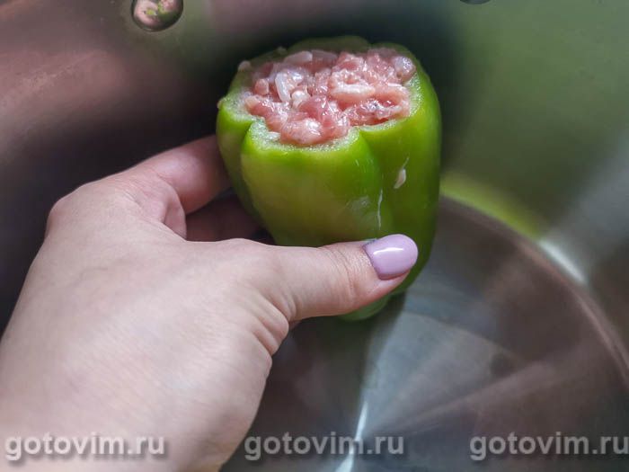 Фотографии рецепта Перцы, фаршированные индейкой, 04 Перцы, фаршированные индейкой, Шаг 04
