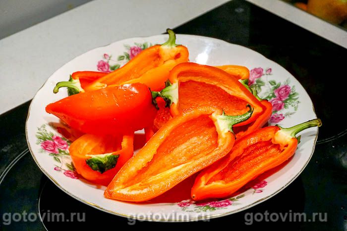 Фотографии рецепта Фаршированный перец с пшеном и сыром, 01 Фаршированный перец с пшеном и сыром, Шаг 01