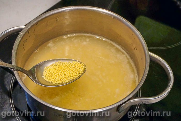 Фотографии рецепта Фаршированный перец с пшеном и сыром, 03 Фаршированный перец с пшеном и сыром, Шаг 03