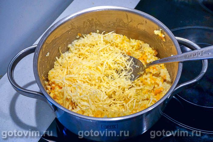Фотографии рецепта Фаршированный перец с пшеном и сыром, 06 Фаршированный перец с пшеном и сыром, Шаг 06