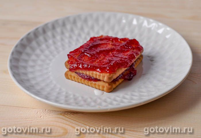 Фотографии рецепта Песочное пирожное без выпечки, 02 Песочное пирожное без выпечки, Шаг 02