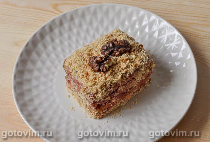Фотографии рецепта Песочное пирожное без выпечки, 06 Песочное пирожное без выпечки, Шаг 06