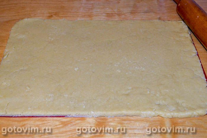 Фотографии рецепта Советское песочное пирожное «Полоски за 22 копейки», 06 Советское песочное пирожное «Полоски за 22 копейки», Шаг 06
