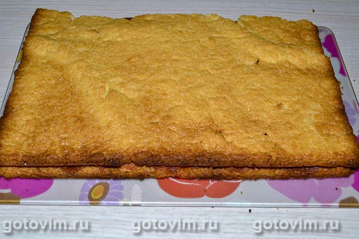 Фотографии рецепта Советское песочное пирожное «Полоски за 22 копейки», 09 Советское песочное пирожное «Полоски за 22 копейки», Шаг 09
