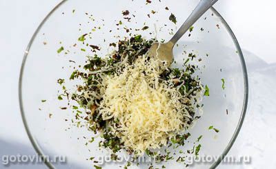 Фотографии рецепта Песто к пасте с морепродуктами (с анчоусами), 02 Песто к пасте с морепродуктами (с анчоусами), Шаг 02