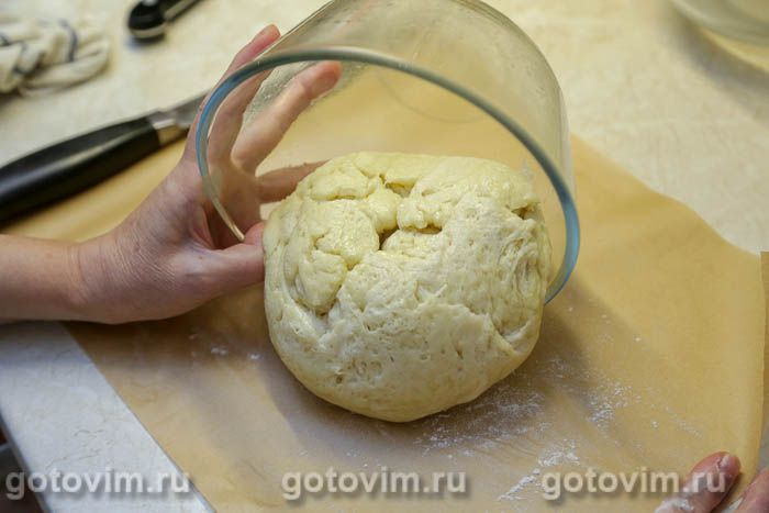 Фотографии рецепта Пирог плетенка с курицей и лисичками, 06 Пирог плетенка с курицей и лисичками, Шаг 06