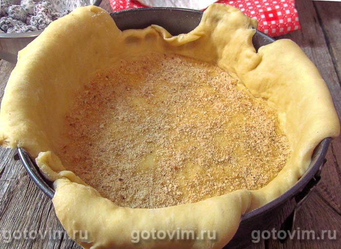 Фотографии рецепта Дрожжевой пирог с ежевикой, 06 Дрожжевой пирог с ежевикой, Шаг 06