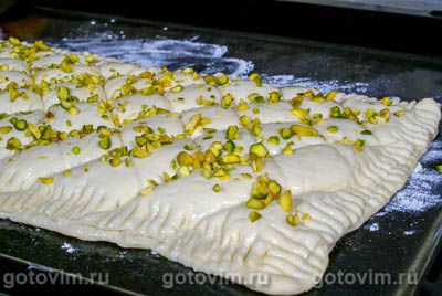 Фотографии рецепта Пирог с фисташками, 05 Пирог с фисташками, Шаг 05