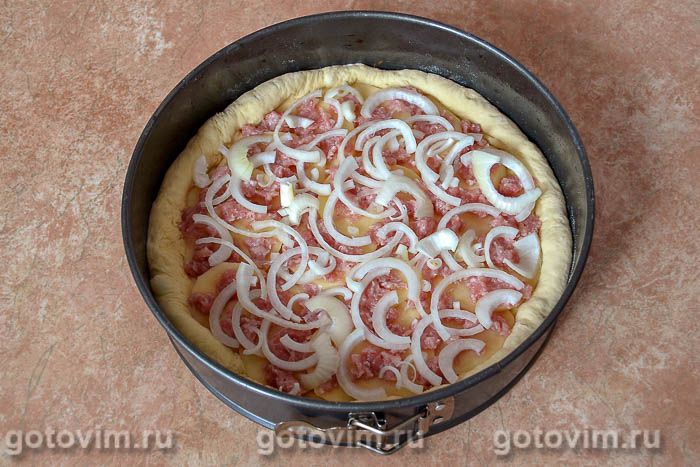 Фотографии рецепта Пирог с картошкой и фаршем, 07 Пирог с картошкой и фаршем, Шаг 07