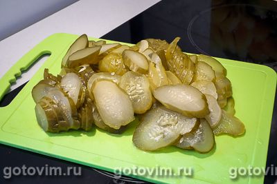 Фотографии рецепта Пирог с картошкой и солеными огурцами, 02 Пирог с картошкой и солеными огурцами, Шаг 02