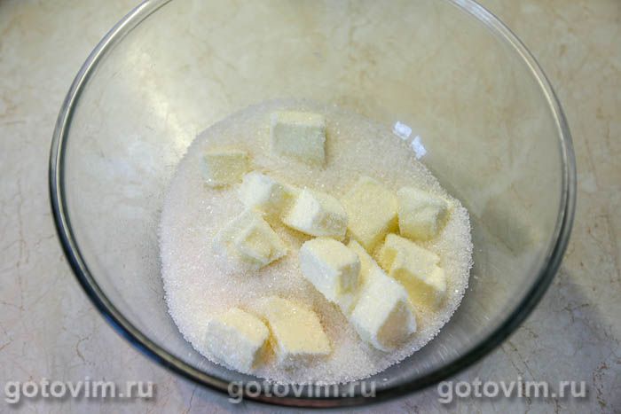 Фотографии рецепта Пирог с клюквой и виноградом, 01 Пирог с клюквой и виноградом, Шаг 01