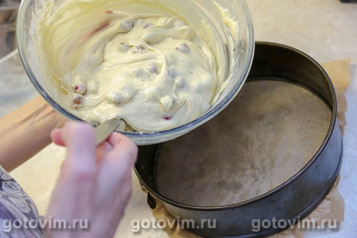 Фотографии рецепта Пирог с клюквой и виноградом, 06 Пирог с клюквой и виноградом, Шаг 06