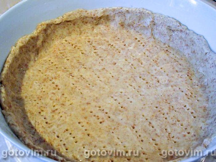 Фотографии рецепта Пирог с копченой грудинкой и вялеными помиродами, 02 Пирог с копченой грудинкой и вялеными помиродами, Шаг 02