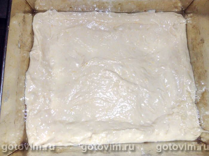Фотографии рецепта Яблочный пирог из тыквенного теста (без яиц), 03 Яблочный пирог из тыквенного теста (без яиц), Шаг 03