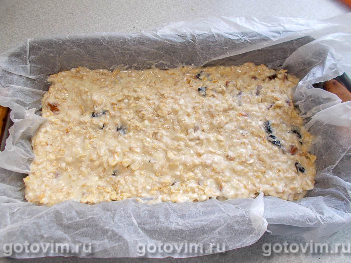 Фотографии рецепта Пирог с овсяными хлопьями и творогом, 06 Пирог с овсяными хлопьями и творогом, Шаг 06