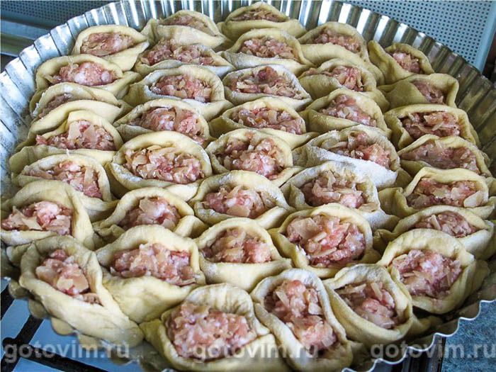 Фотографии рецепта Пирог с мясом и капустой «Соты», 02 Пирог с мясом и капустой «Соты», Шаг 02
