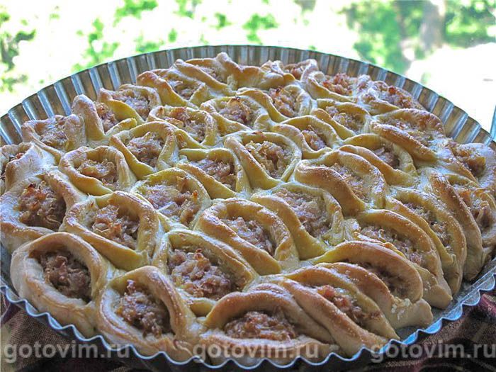 Фотографии рецепта Пирог с мясом и капустой «Соты», 03 Пирог с мясом и капустой «Соты», Шаг 03
