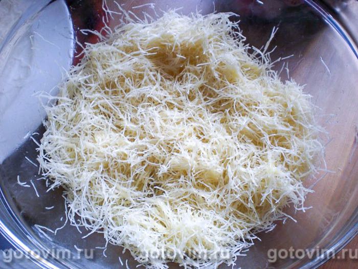 Фотографии рецепта Пирог с сыром из теста кадаиф , 01 Пирог с сыром из теста кадаиф , Шаг 01