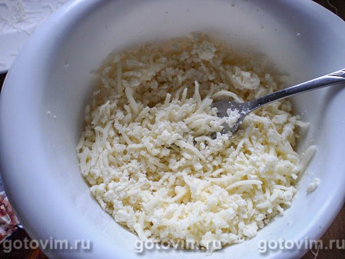 Фотографии рецепта Пирог с сыром из теста кадаиф , 03 Пирог с сыром из теста кадаиф , Шаг 03