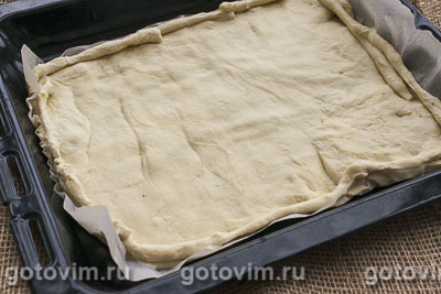Фотографии рецепта Пирог с творогом и фруктами, 04 Пирог с творогом и фруктами, Шаг 04