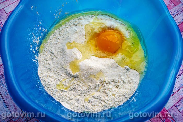 Фотографии рецепта Пирог с творогом и фруктами, 01 Пирог с творогом и фруктами, Шаг 01
