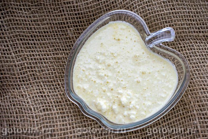 Фотографии рецепта Пирог с творогом и фруктами, 03 Пирог с творогом и фруктами, Шаг 03