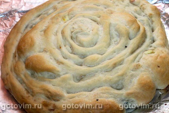 Фотографии рецепта Пирог-улитка с двумя начинками, 08 Пирог-улитка с двумя начинками, Шаг 08