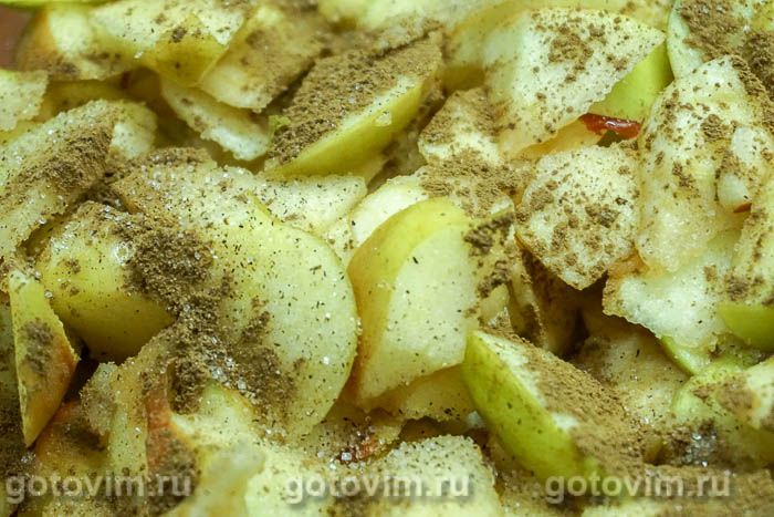 Фотографии рецепта Шарлотка с яблоками в микроволновке за 20 минут, 06 Шарлотка с яблоками в микроволновке за 20 минут, Шаг 06