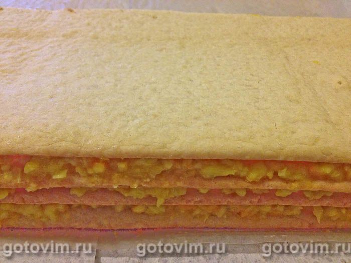 Фотографии рецепта Апельсиновые пирожные с безе, 09 Апельсиновые пирожные с безе, Шаг 09