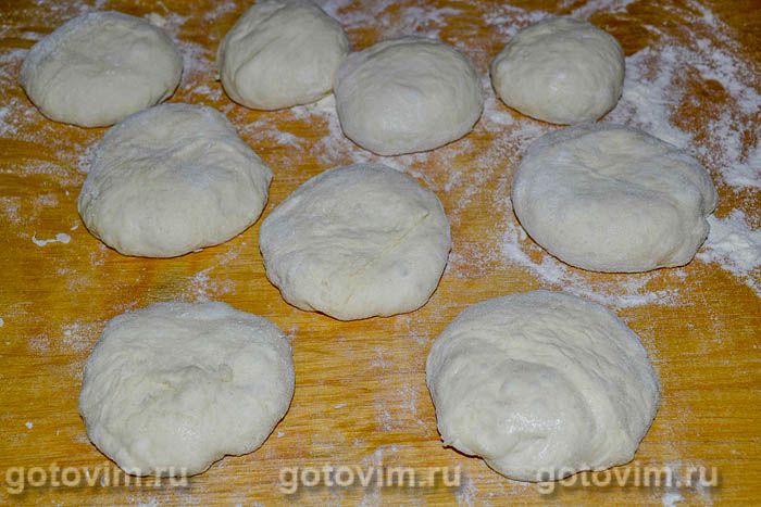 Фотографии рецепта Пирожки с рисом и яйцами, 05 Пирожки с рисом и яйцами, Шаг 05
