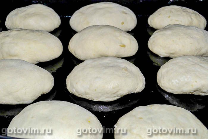 Фотографии рецепта Пирожки с рисом и яйцами, 07 Пирожки с рисом и яйцами, Шаг 07